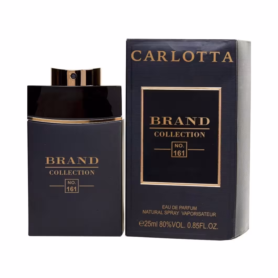 عطر جیبی حجم 25 میل شماره 161 بولگاری من این بلک برند کالکشن - Brand Collection