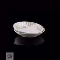 بشقاب خورشت خوری چینی گرد گلدکیش ست 6 تایی طرح Sarina مدل GK701140-6