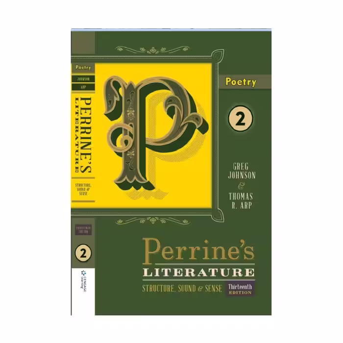 Perrines Literature Structure Sound &amp; Sense Poetry 2 Thirteenth Edition پرینز لیترچر پویتری دو ویرایش سیزدهم