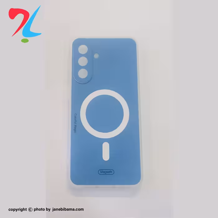 کاور مدل مگ سیف مات مناسب برای موبایل سامسونگ GALAXY a36 -ابی کاربنی