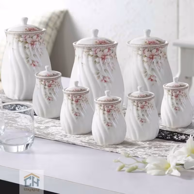 پاسماوری چینی گلدکیش ست 8 تایی طرح Sweety مدل GK701152