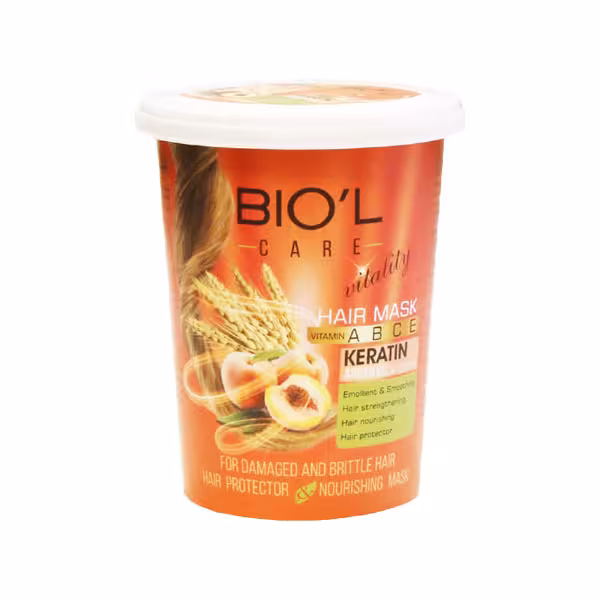 ماسک موی هلو و جوانه گندم داخل حمام بیول