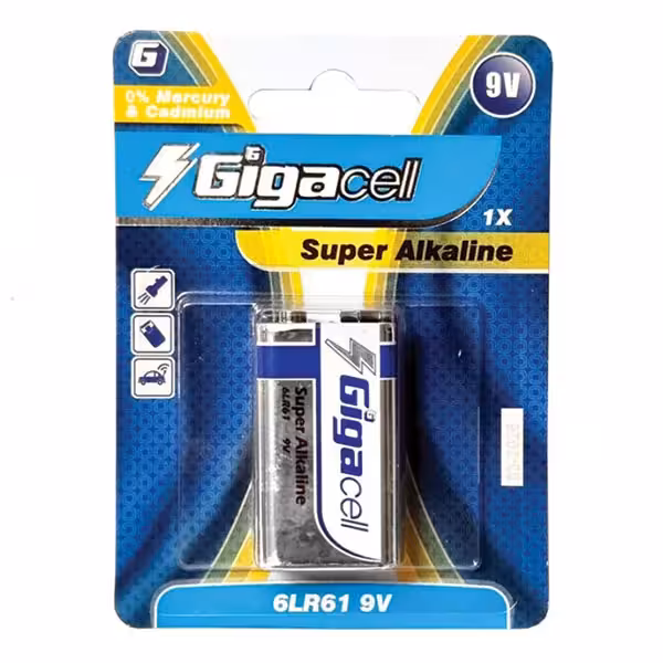باتری 9 ولت کارتی یک عددی اولترا گیگاسل