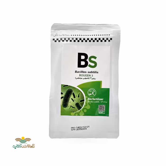 باسيلوس سوبتليس پودري 500گرمي زیست فناور سبز
