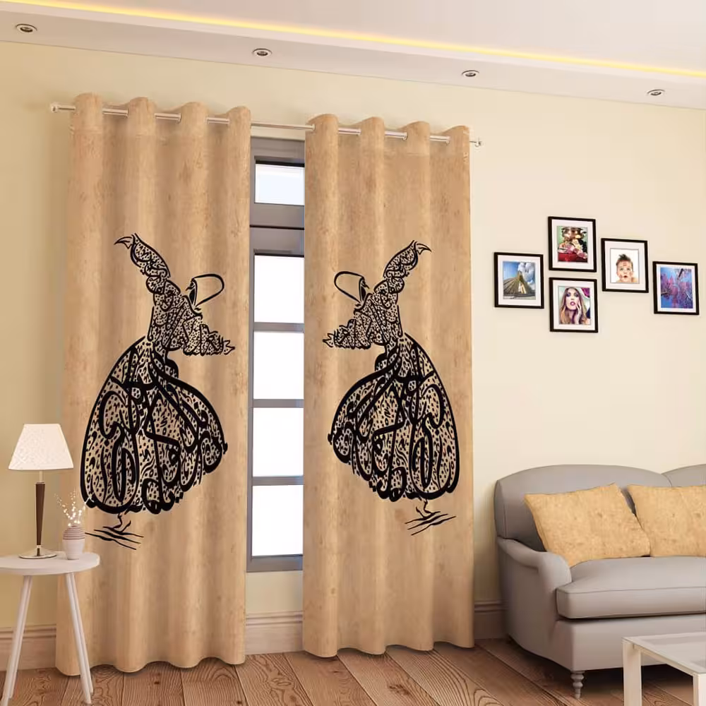 پرده پانچی کد 567 (طرح رقص سماع)