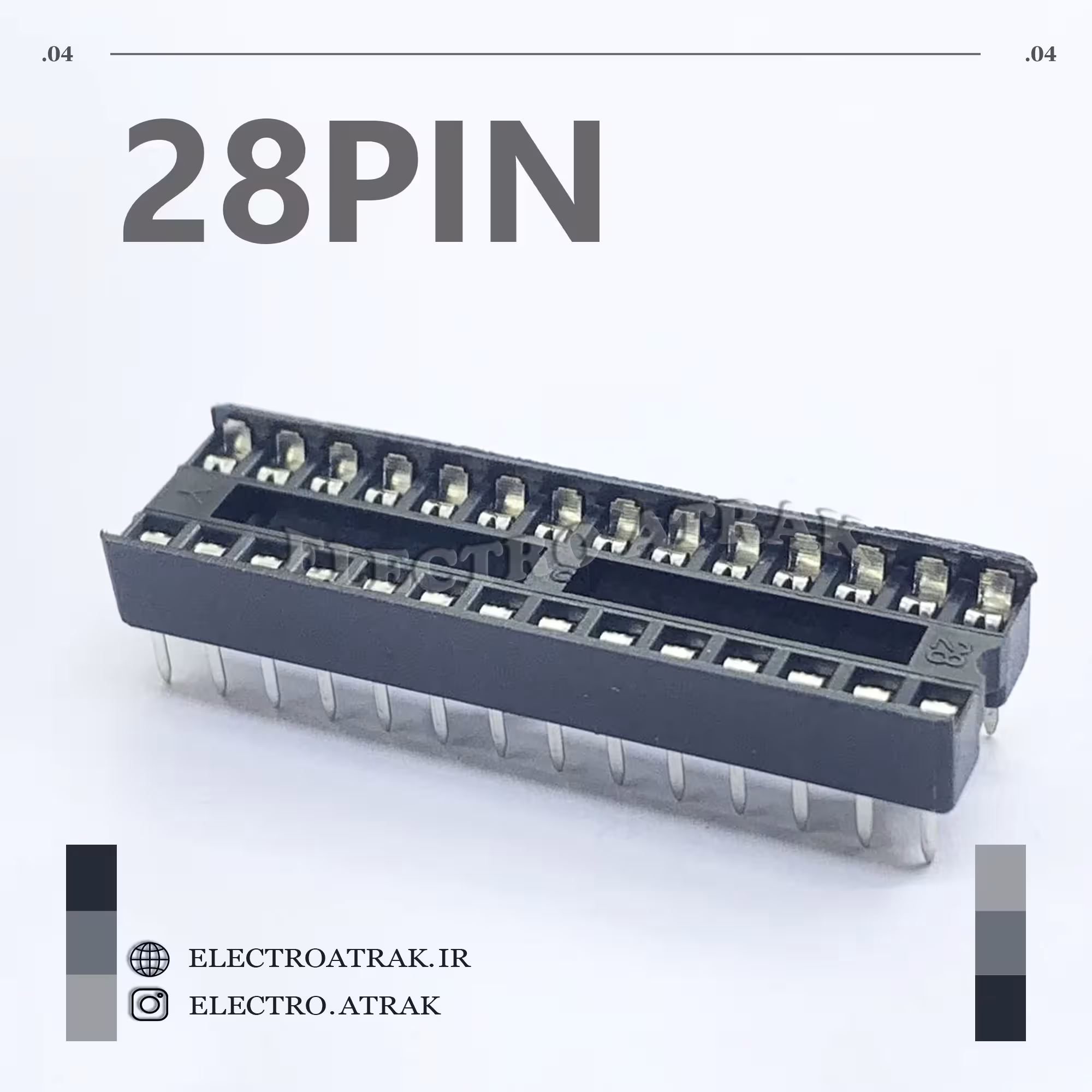 سوکت ایسی 28 پین