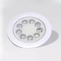 چراغ استخری توکار 6 وات تک رنگ 14.5 سانتی‌متری ایمکس (Emax) – بدنه آلومینیوم ضد کلر