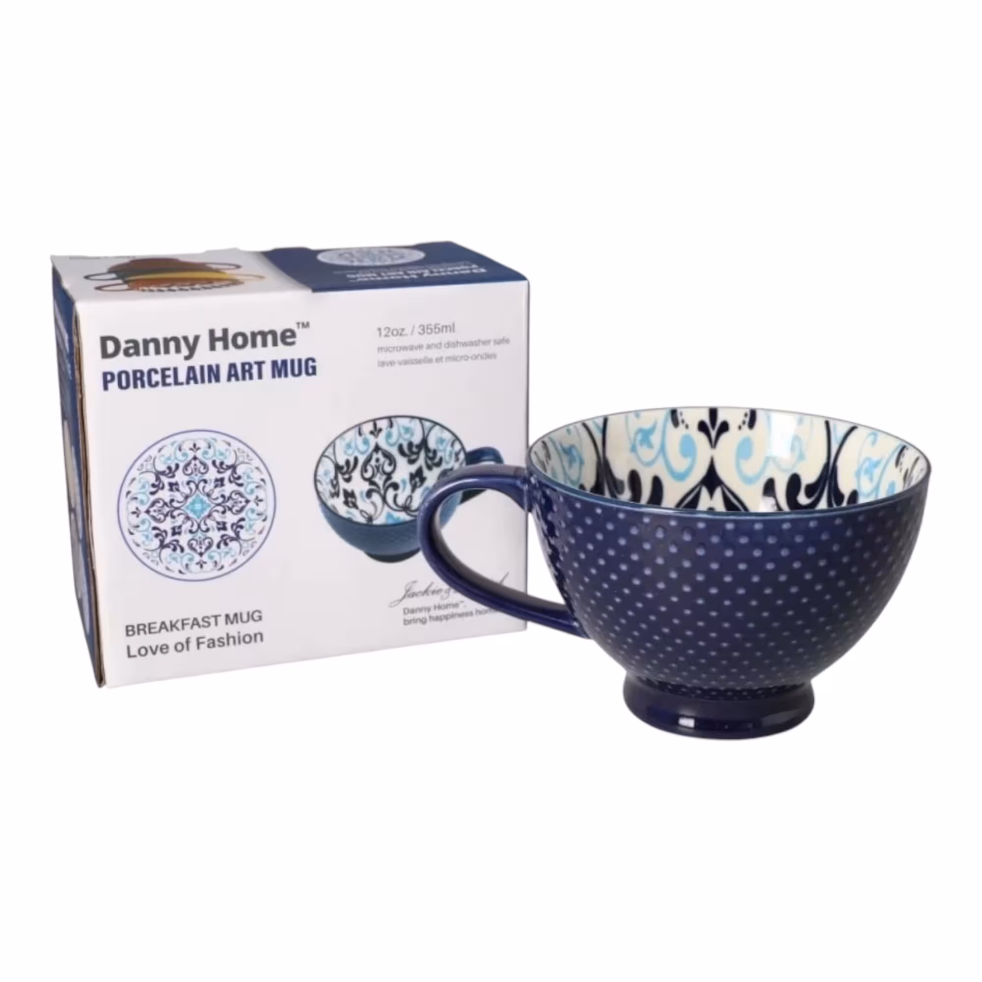 فنجان لته‌خوری دنی‌هوم (Danny Home) طرح سرمه‌نگار