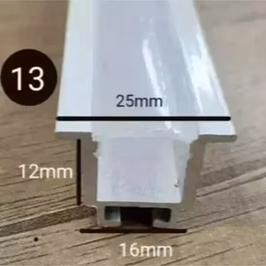 پروفیل لاین نوری توکار به همراه دیفیوزر کد13