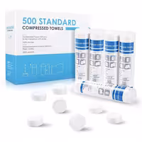 حوله فشرده یکبار مصرف Happy Cheers 500 Pieces Disposable Compressed Towels