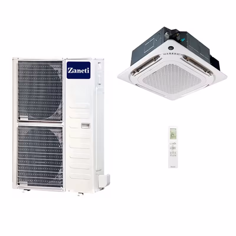 کولر گازی کاستی 48000 تروپیکال اینورتر سرمایشی گرمایشی زانتی