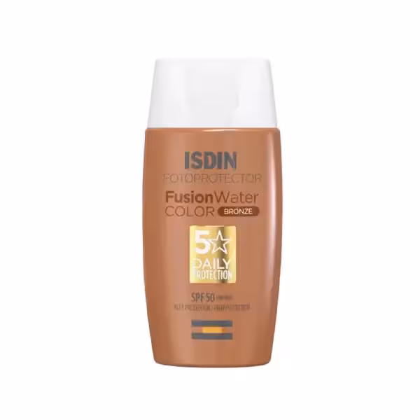 کرم ضد آفتاب رنگ برنز مجیک ایـزدیـن مدل فیوژن واتر SPF50