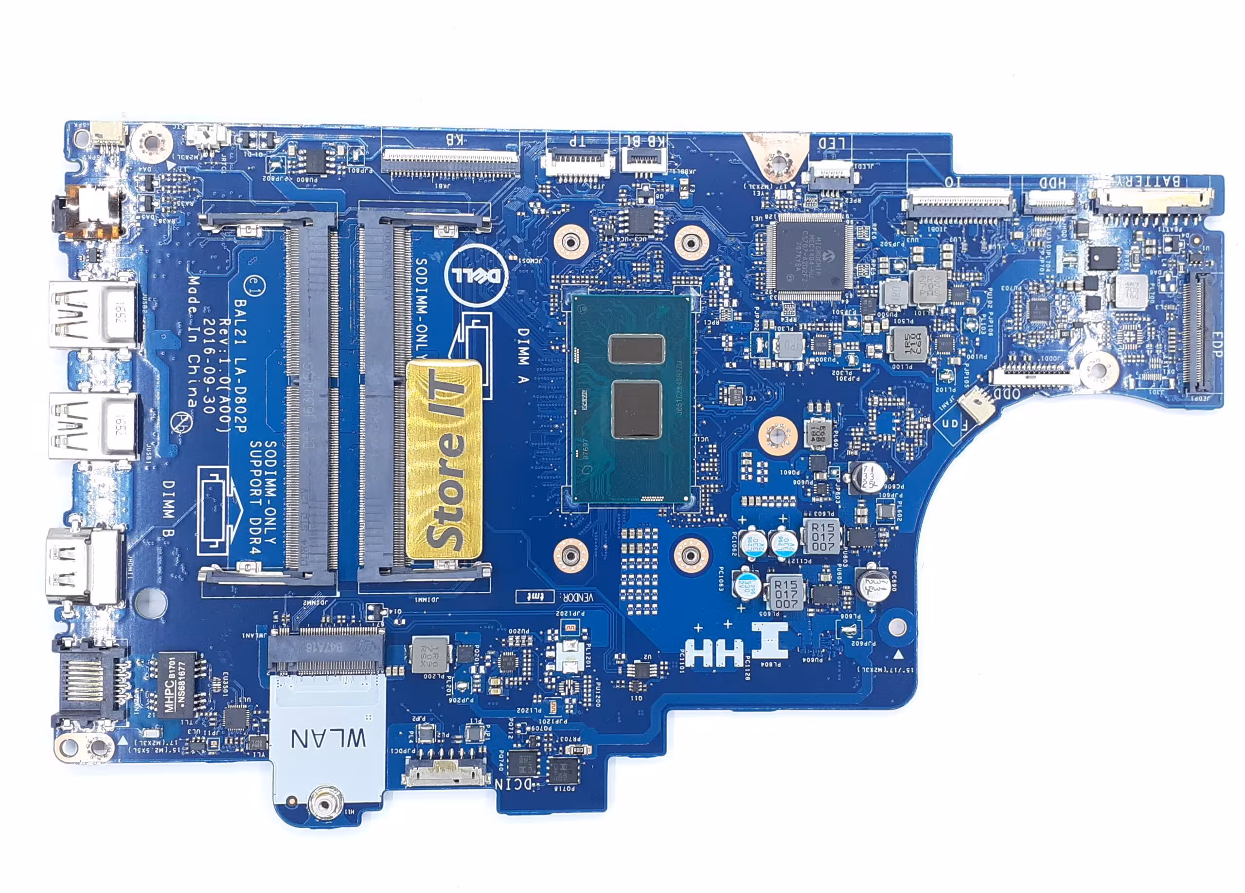 مادربرد لپ تاپ دل Inspiron 15-5000/5568 LA-D871P I5-7 بدون گرافیک - فروشگاه اینترنتی استور آی تی