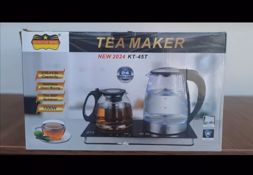 چای‌ساز رمانتیک KT-45T هوم 2 لیتر 1500 وات