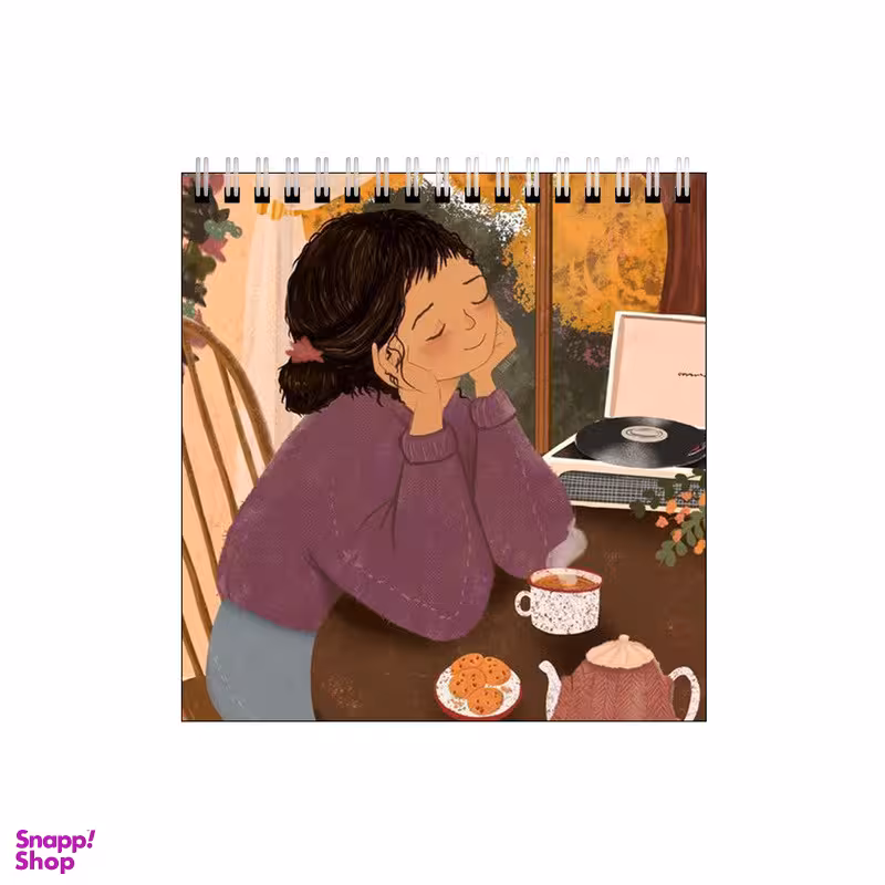 دفتر طراحی طرح چای در عصر پاییزی کد 2401066