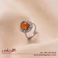 انگشتر نقره عقیق یمنی اصل ES_4592