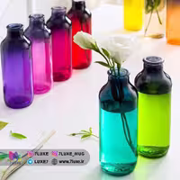 گلدان شیشه ای پستال