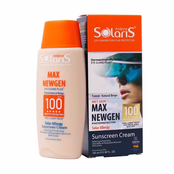 کرم ضد آفتاب رنگی SPF100 مکس نیوژن سولاریس آردن