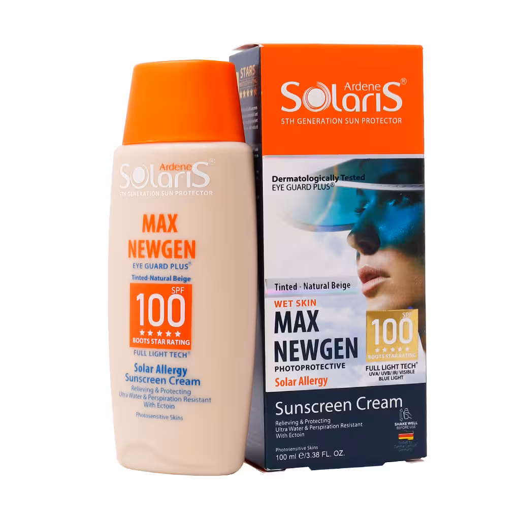 کرم ضد آفتاب رنگی SPF100 مکس نیوژن سولاریس آردن