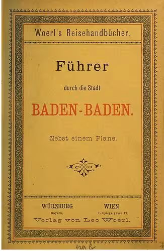 خرید و دانلود نسخه کامل کتاب Führer durch die Stadt Baden-Baden. Nebst einem Plane