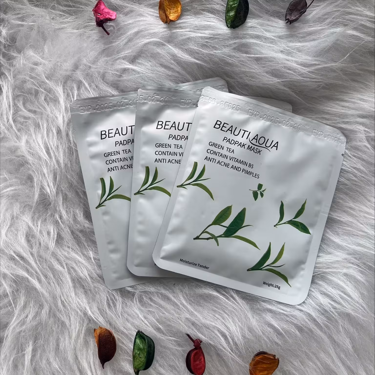 ماسک ورقه ای چای سبز بیو آکوا