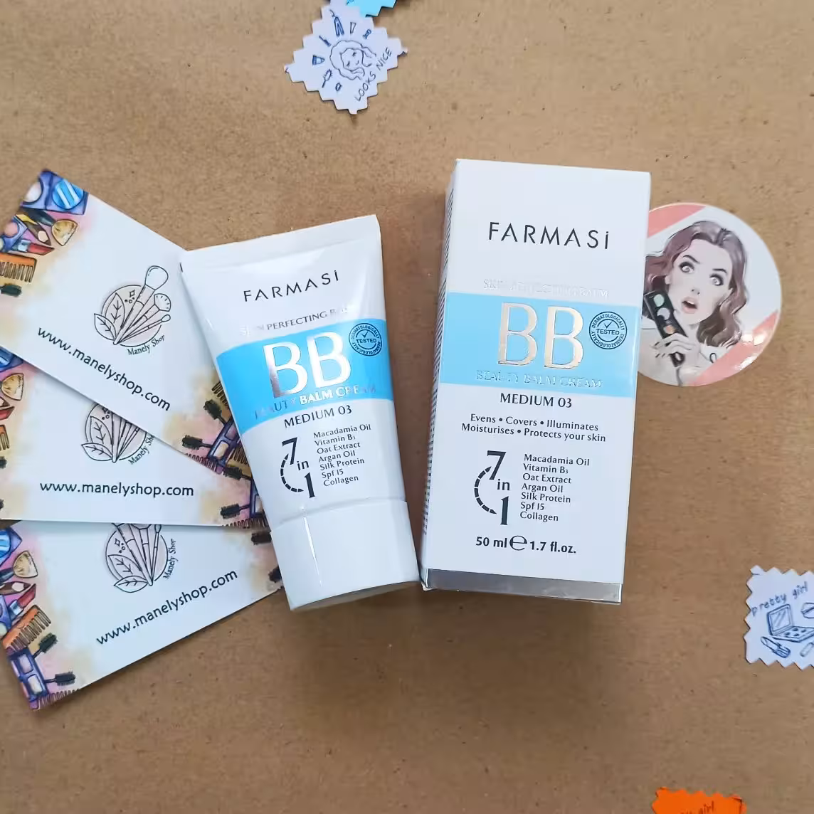 بی بی کرم 7 در 1 فارماسی (اصل ترکیه) مناسب انواع پوست شماره 03