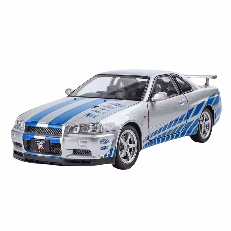 ماکت ماشین مدل نیسان GTR R34