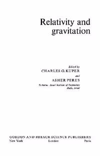 خرید و دانلود نسخه کامل کتاب Relativity and gravitation: proc. Technion 1969