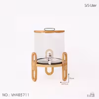 کلمن شیشه ای در چوب بی وی کی کد 403711