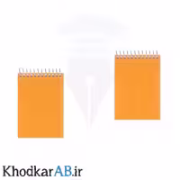 دفترچه یادداشت 1/16 طلقی رنگی 150 برگ