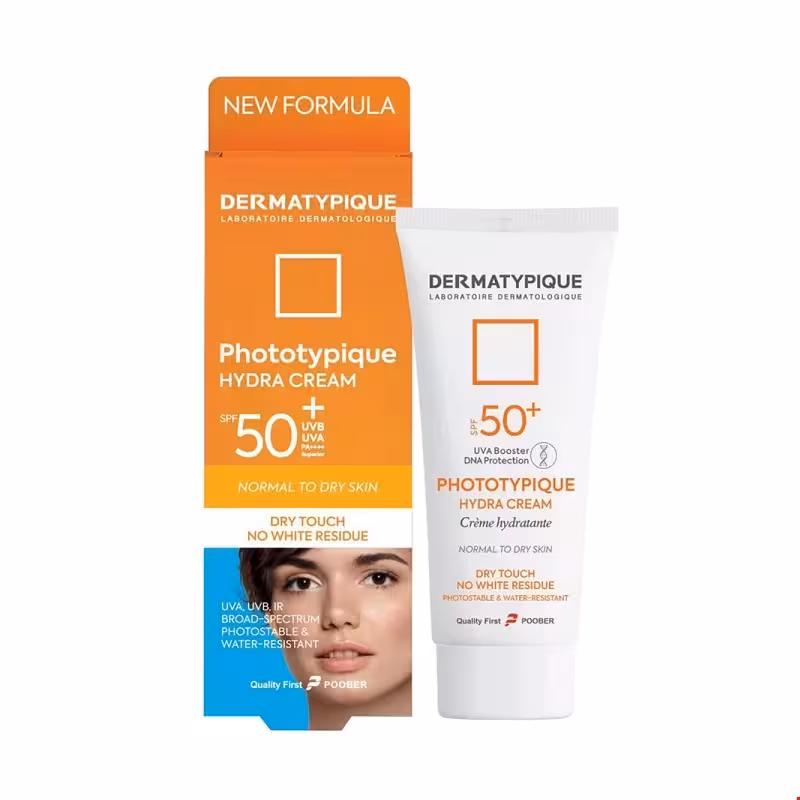 کرم ضد آفتاب پوست خشک فتوتیپیک SPF50 بی رنگ درماتیپیک 40 میلی لیتری