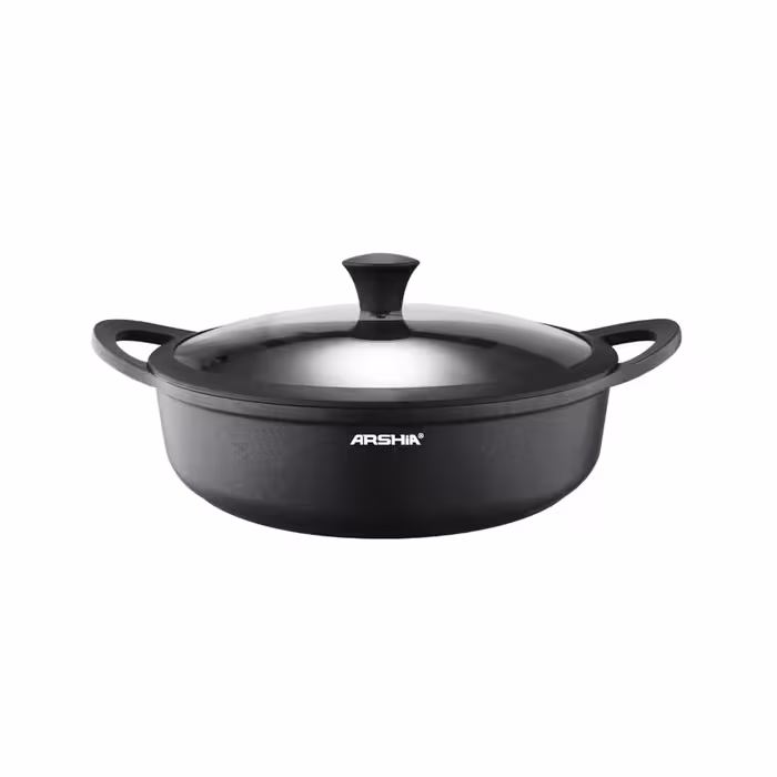 ماهیتابه دو دسته 32سانت چدن عرشیا مدلCO498-3118