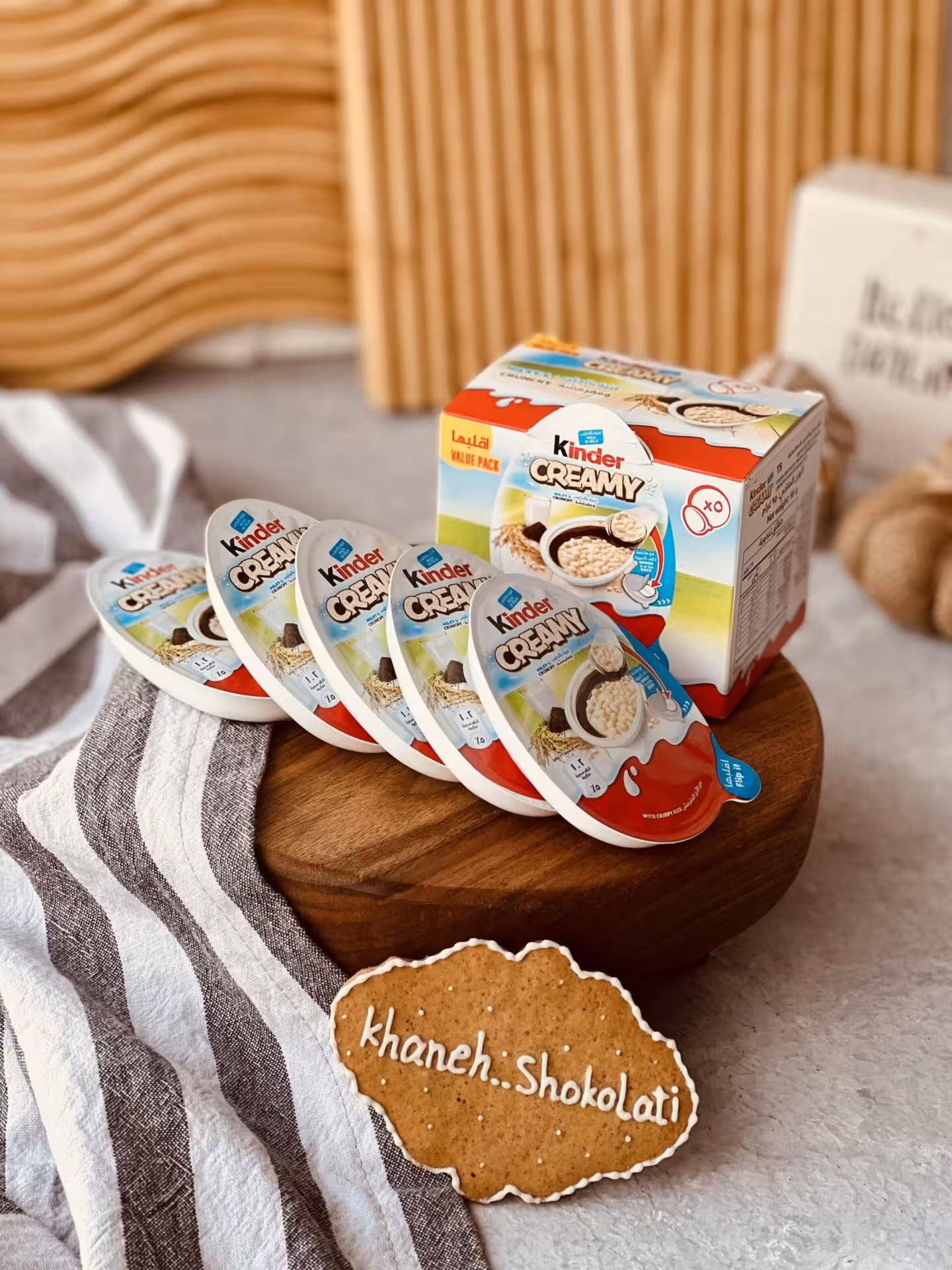 شکلات کرمی شیری و کرانچی تخم مرغی Kinder