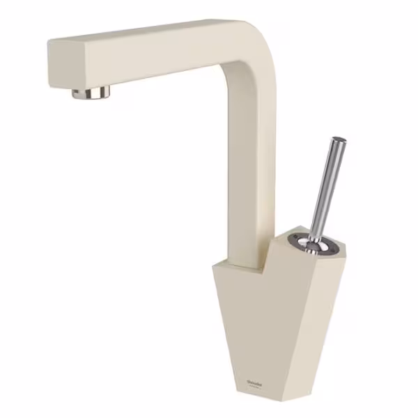 شیر آشپزخانه شودر مدل تیفانی شیری کروم