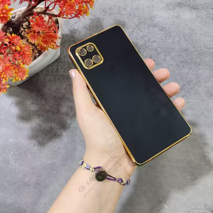 قاب مای کیس Samsung Galaxy Note10 Lite دور طلایی الکتروپلیتینگ