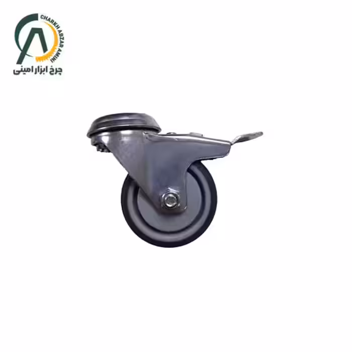 چرخ فروشگاهی وارداتی آلن خور گردان ترمزدار قطر 50 میلی متر