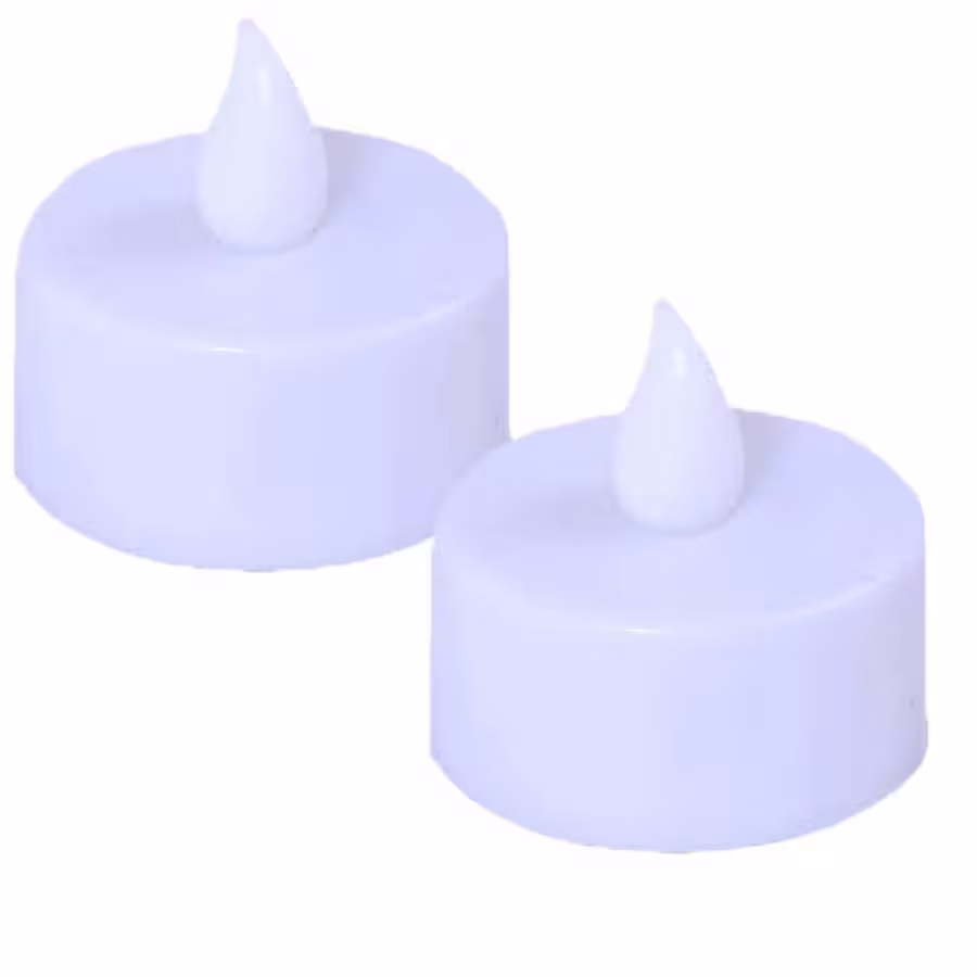 شمع وارمر led
با باطری سکه ای  رنگ آفتابی