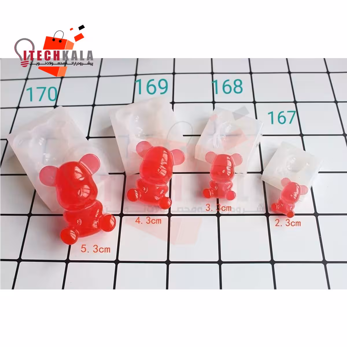 قالب سیلیکونی خرس کد 169