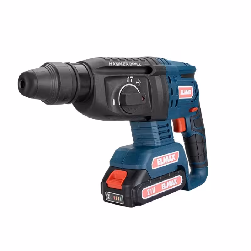 بتن کن شارژی 21 ولت با BMC و باتری اضافه المکس C.R 4501