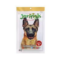 تشویقی سگ فیله مرغ مدل Chicken Jerky برند Jerhigh جرهای 70 گرمی