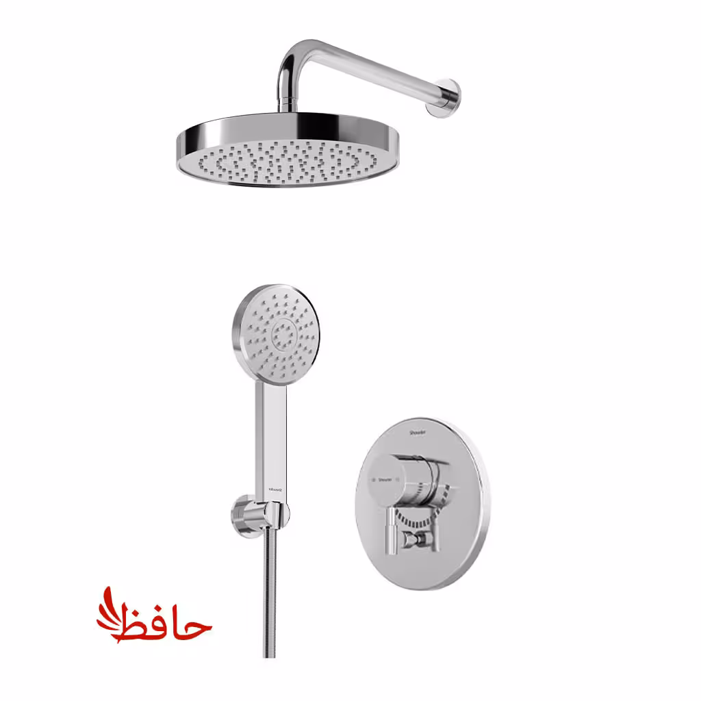 شیر حمام توکار شودر مدل مارینو کروم تیپ 3