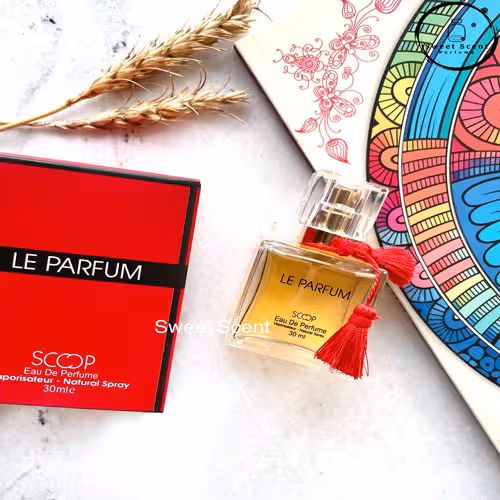 عطر ادکلن مینی لالیک قرمز-لالیک له پارفوم اسکوپ | Lalique Le Parfum Scoop  حجم 30 میل