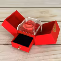 باکس سورپرایزی بغل بازشو رنگ قرمز