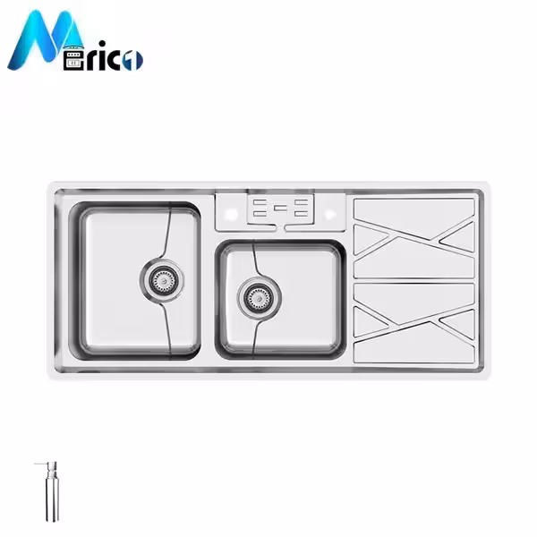 سینک کن کد P45-8041 توکار دو لگنه