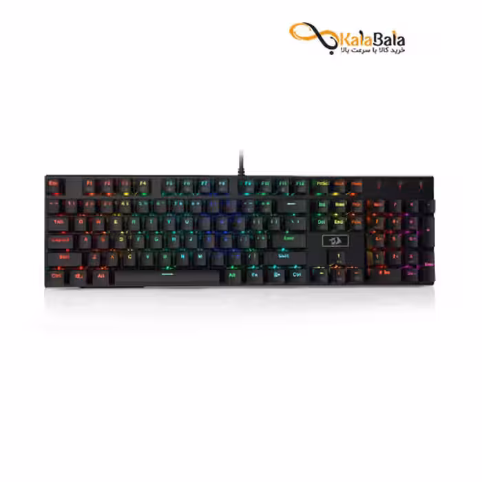 خرید و قیمت کیبورد ردراگون DEVARAJAS K556 RGB Gaming Keyboard