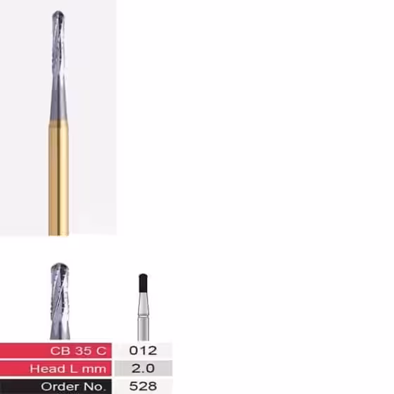 فرز توربین جهت برش روکش و فلز VerDent مدل CB35C (5 عددی) - فروشگاه تخصصی دندانپزشکی سپیرا