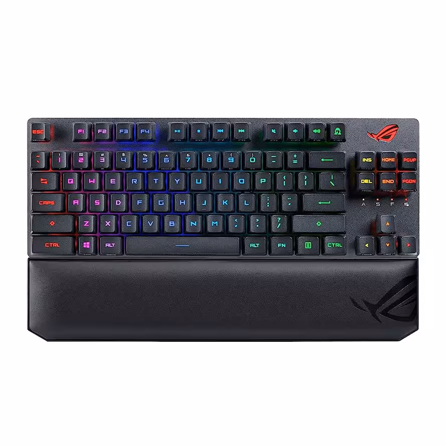 کیبورد بی سیم گیمینگ ایسوس ROG Strix Scope RX TKL Wireless Deluxe