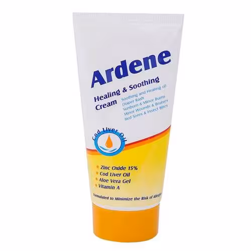 کرم زینک اکساید و روغن کبد ماهی آردن