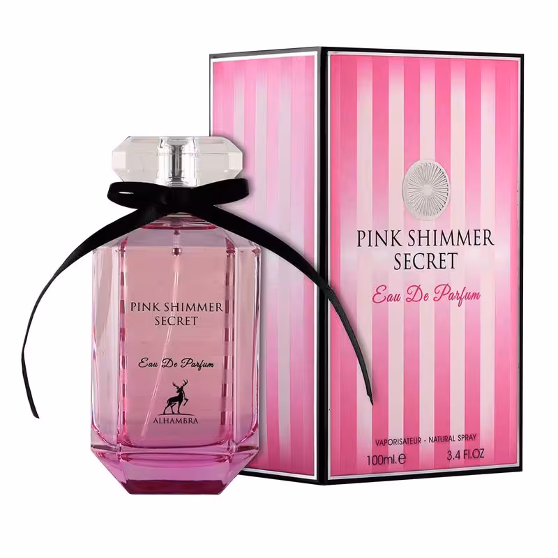 ادو پرفیوم زنانه الحمبرا مدل Pink Shimmer Secret حجم 100 میلی لیتر