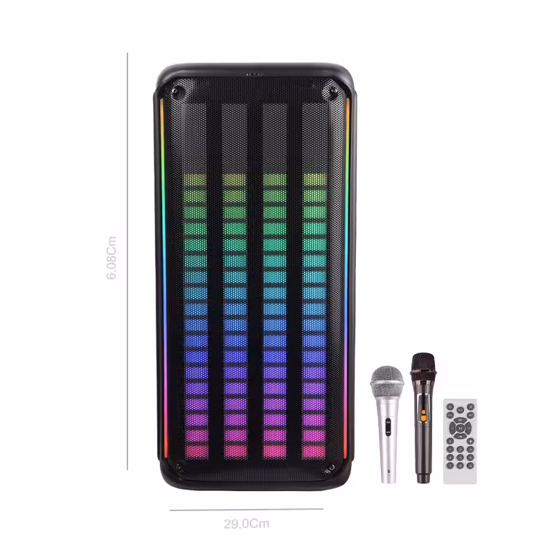 اسپیکر چمدانی بی سیم قابل حمل KTS-1911 به همراه میکروفون و ریموت کنترل